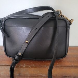 Madewell Black Leather Crossbody Purse